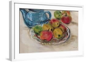 Still Life with Blue Teapot 2-Susan Adams-Framed Giclee Print