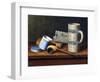 Still-Life with Blue Tobacco Box, 1878-William Michael Harnett-Framed Giclee Print