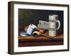 Still-Life with Blue Tobacco Box, 1878-William Michael Harnett-Framed Giclee Print