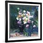 Still Life with Blue Vase-Malva-Framed Giclee Print