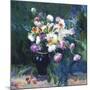 Still Life with Blue Vase-Malva-Mounted Giclee Print