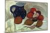 Still life with blue, white spotted jar (II). 1906-Paula Modersohn-Becker-Mounted Giclee Print