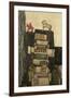 Still Life with Books, 1914-Egon Schiele-Framed Giclee Print