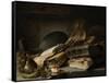 Still Life with Books-Jan Lievens-Framed Stretched Canvas