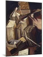 Still Life with Books-Charles Emmanuel Bizet-Mounted Giclee Print