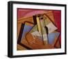 Still Life with Bordeaux Bottles, 1919-Juan Gris-Framed Art Print