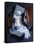 Still Life with Bottle and Fruit-Juan Gris-Framed Stretched Canvas