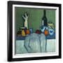 Still Life with Bottle, Fruit and Figure-Alexej Von Jawlensky-Framed Premium Giclee Print