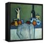 Still Life with Bottle, Fruit and Figure-Alexej Von Jawlensky-Framed Stretched Canvas