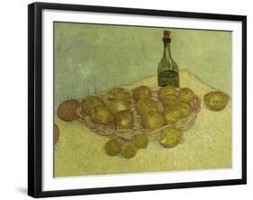 Still-Life with Bottle, Lemons and Oranges, 1888-Vincent van Gogh-Framed Giclee Print