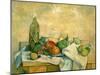 Still Life with Bottle of Liqueur, 1888-90-Paul Cézanne-Mounted Giclee Print