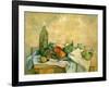 Still Life with Bottle of Liqueur, 1888-90-Paul Cézanne-Framed Giclee Print