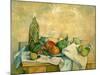 Still Life with Bottle of Liqueur, 1888-90-Paul Cézanne-Mounted Giclee Print