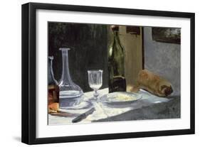 Still Life with Bottles, 1859-Claude Monet-Framed Giclee Print