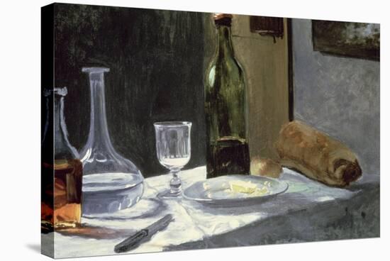 Still Life with Bottles, 1859-Claude Monet-Stretched Canvas
