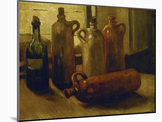 Still-life with bottles. Oil on canvas.-Vincent van Gogh-Mounted Giclee Print