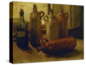 Still-life with bottles. Oil on canvas.-Vincent van Gogh-Stretched Canvas
