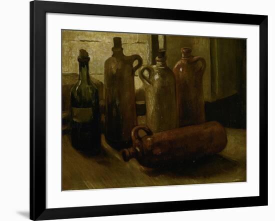 Still-Life with Bottles-Vincent van Gogh-Framed Giclee Print