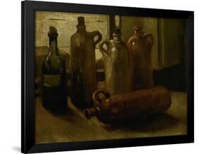 Still-Life with Bottles-Vincent van Gogh-Framed Giclee Print