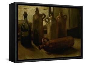 Still-Life with Bottles-Vincent van Gogh-Framed Stretched Canvas