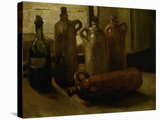 Still-Life with Bottles-Vincent van Gogh-Stretched Canvas