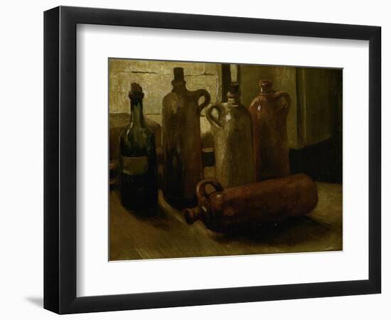 Still-Life with Bottles-Vincent van Gogh-Framed Giclee Print