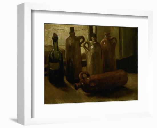 Still-Life with Bottles-Vincent van Gogh-Framed Giclee Print