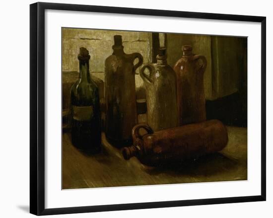 Still-Life with Bottles-Vincent van Gogh-Framed Giclee Print