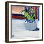 Still Life with Bowl, 2020 (oil on canvas)-Richard Fox-Framed Giclee Print