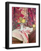 Still Life with Bowl of Fruit, 1912 (Oil)-Georges Daniel De Monfreid-Framed Giclee Print