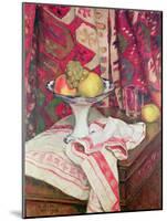 Still Life with Bowl of Fruit, 1912 (Oil)-Georges Daniel De Monfreid-Mounted Giclee Print