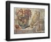 Still Life with Bowls of Fruit and Wine-Jar, from the "Casa Di Giulia Felice"-null-Framed Giclee Print