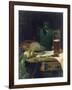 Still-Life with Bread and Beer-Ludwig Eibl-Framed Giclee Print