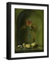 Still Life with Bread and Wine Glass-Isaac Luttichuys-Framed Giclee Print