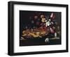 Still Life with Bread, Biscuits and Flowers-Giuseppe Recco-Framed Giclee Print