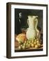 Still Life with Bread, Greengages and Pitcher-Luis Egidio Melendez-Framed Giclee Print