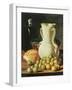Still Life with Bread, Greengages and Pitcher-Luis Egidio Melendez-Framed Giclee Print