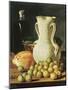 Still Life with Bread, Greengages and Pitcher-Luis Egidio Melendez-Mounted Giclee Print