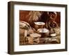 Still Life with Bread, Pretzels and Baking Ingredients-Barbara Lutterbeck-Framed Photographic Print