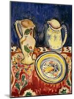 Still Life with Breton Pottery-Alfred Henry Maurer-Mounted Giclee Print
