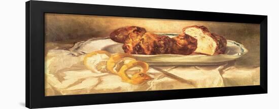 Still Life with Brioches and Lemon, 1873-Edouard Manet-Framed Giclee Print
