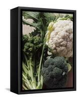 Still Life with Broccoli and Cauliflower-Eising Studio - Food Photo and Video-Framed Stretched Canvas