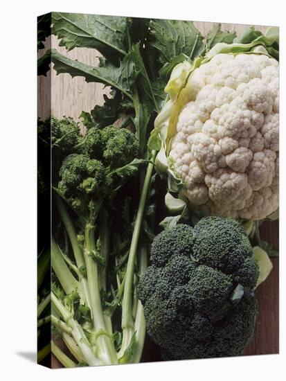 Still Life with Broccoli and Cauliflower-Eising Studio - Food Photo and Video-Stretched Canvas