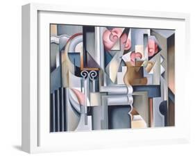 Still Life with Brown Jug-Catherine Abel-Framed Giclee Print