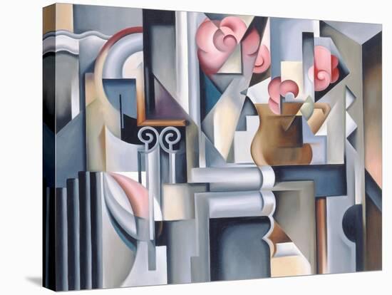 Still Life with Brown Jug-Catherine Abel-Stretched Canvas