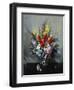 Still Life with Buddleia, Hydrangea and Clematis-Vernon Ward-Framed Giclee Print