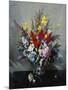 Still Life with Buddleia, Hydrangea and Clematis-Vernon Ward-Mounted Giclee Print