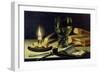 Still-Life with Burning Candle, 1627-Pieter Claesz-Framed Giclee Print