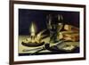 Still-Life with Burning Candle, 1627-Pieter Claesz-Framed Giclee Print