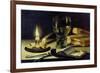 Still-Life with Burning Candle, 1627-Pieter Claesz-Framed Giclee Print